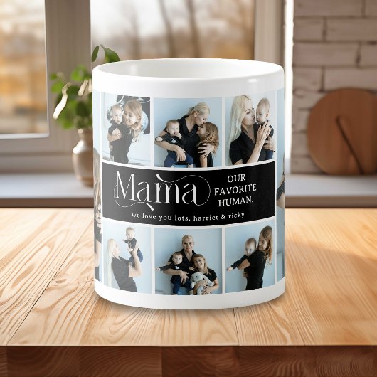 Mug Collage de photos sentimental Cadeau de maman
