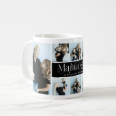 Mug Collage de photos sentimental Cadeau de maman (Devant gauche)