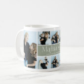 Mug Collage de photos sentimental Cadeau de maman (Devant gauche)