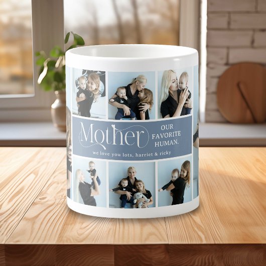 Mug Collage de photos sentimental Cadeau pour maman