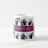 Mug Collage de photos sentimental Mimi Cadeau (Centre)