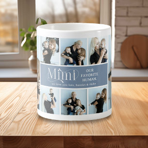 Mug Collage de photos sentimental Mimi Cadeau