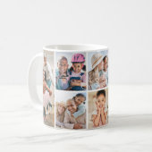 Mug Collage de photos simple et élégant image (Devant gauche)