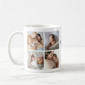 Mug Collage de photos souvenir de première fête des pè (Gauche)