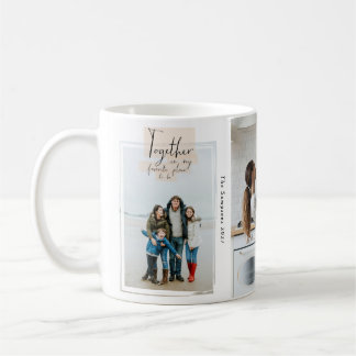 Mug Collage de photos Stick Together Family Keepsaké 3