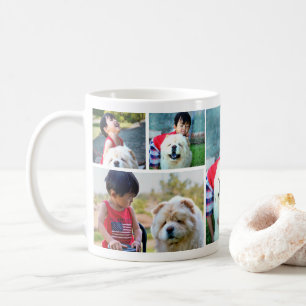 Mug Collage de photos sur mesure de 7 photos