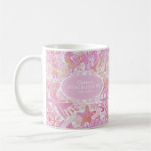 Mug Collage de plage nautique Hot Pink ID840 (Gauche)