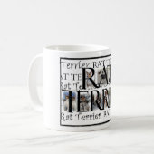 Mug Collage de Rat terrier (Devant gauche)