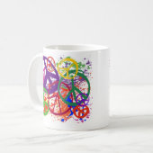 MUG COLLAGE DE SIGNE DE PAIX (Devant gauche)