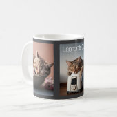 Mug Collage de trois chats (Devant gauche)
