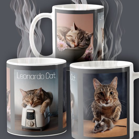 Mug Collage de trois chats
