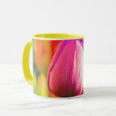 Mug Collage de tulipe (Devant gauche)