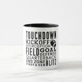 Mug Collage des conditions de football (Centre)