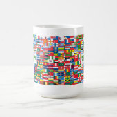 Mug Collage des drapeaux de pays de partout dans le (Centre)
