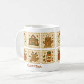 Mug Collage des infirmières de Noël | Fêtes (Devant gauche)