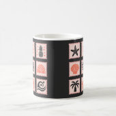 Mug Collage des timbres de nature (Centre)