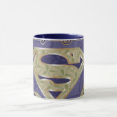 Mug Collage du logo super girl Fancy (Centre)