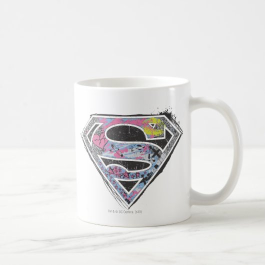 Mug Collage du logo Supergirl (Droite)
