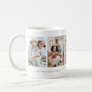 Mug Collage élégant personnalisé de 5 photos