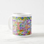 Mug Collage géométrique de formes (Devant gauche)