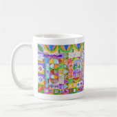 Mug Collage géométrique de formes (Gauche)