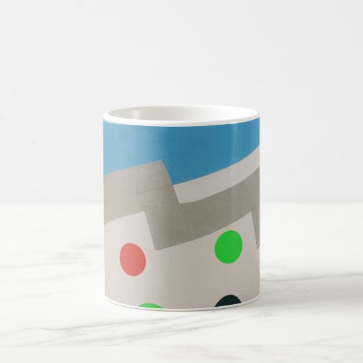 Mug Collage lumineux Abstrait (Centre)