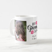 Mug Collage mignon photo Meilleure grand-mère jamais g (Devant gauche)