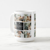 Mug Collage Moderne « Joyeux Noël » Multi Photo | (Devant gauche)