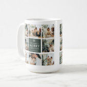 Mug Collage Moderne “Joyeux Noël” Multi Photo  (Devant gauche)