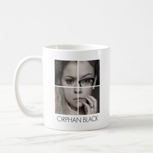 Mug Collage orphelin de clone du noir | (Gauche)