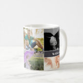 Mug Collage personnalisé 6 photos, personnalisées, cra (Devant droit)