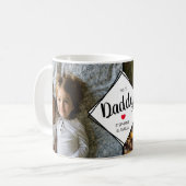 Mug Collage photo 2 moderne n ° 1 Papa (Devant gauche)