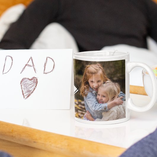 Mug Collage photo 2 moderne n ° 1 Papa