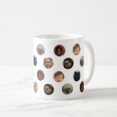 Mug Collage photo à pois (Devant droit)