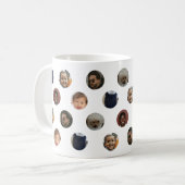 Mug Collage photo à pois (Devant gauche)