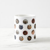 Mug Collage photo à pois (Centre)