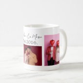 Mug Collage photo Anniversaire de la Saint-Valentin (Devant droit)