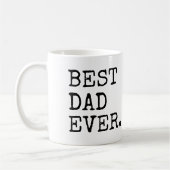Mug Collage photo Best Dad Ever 4 (Gauche)