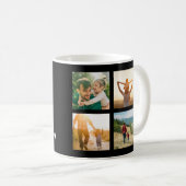 Mug Collage photo Best Dad Ever 4 (Devant droit)