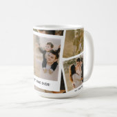 Mug Collage photo branché 'Meilleur Papa Jamais' (Devant droit)