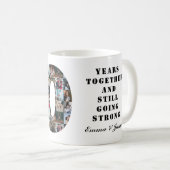 Mug Collage photo Cadeaux de 10 ans par année (Devant droit)