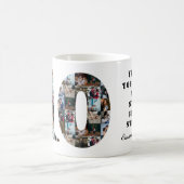 Mug Collage photo Cadeaux de 10 ans par année (Centre)