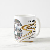 Mug Collage photo Cadeaux de 16 ans par année (Devant droit)