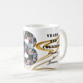 Mug Collage photo Cadeaux de 18 ans par année (Devant droit)