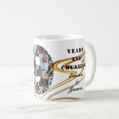 Mug Collage photo Cadeaux de 19 ans par année co (Devant droit)