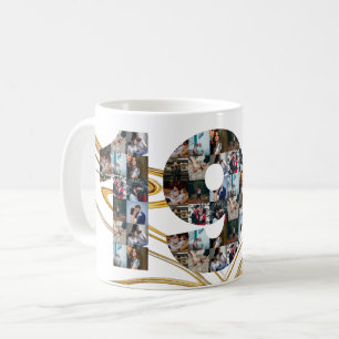 Mug Collage photo Cadeaux de 19 ans par année co