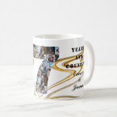 Mug Collage photo Cadeaux de 27 ans par année (Devant droit)