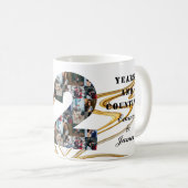 Mug Collage photo Cadeaux de 32 ans par année (Devant droit)
