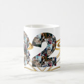 Mug Collage photo Cadeaux de 32 ans par année (Centre)
