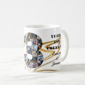 Mug Collage photo Cadeaux de 33 ans par année (Devant droit)
